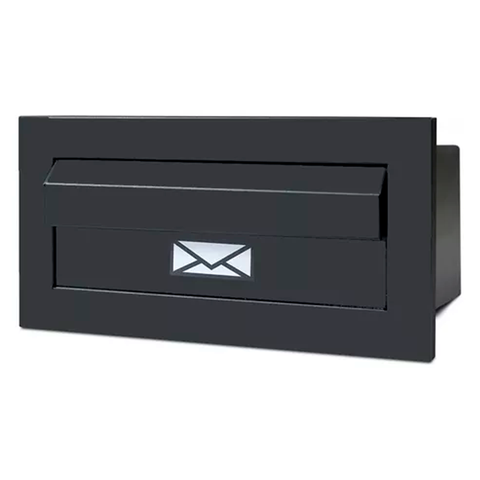 Caixa de Correio Inox Preta, Branca e Cromada – Estilo e Resistência! - Preto