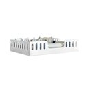 Ver imagem 3 de Cama Casal Infantil Montessoriana Helo Branco - Cor: Branco