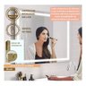 Espelho com Iluminação Led + Desembaçador Direta 4000k Banheiro 60 X 80 Retangulo Touch Screen Estru - 4