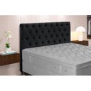 Ver imagem 4 de Cabeceira Cama Box Estofada Casal Casal Embaixatriz Suede Marrom - Simbal