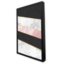 Ver imagem 2 de Quadro Decorativo Caixa Geométrico Listras Mármore Tacolado Moldura Caixa 3cm Madeira com Vidro 20 X