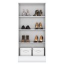 Ver imagem 3 de Armário Multiuso 2 Portas Zafira Branco - Móveis Briz