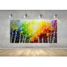 Quadro Pintura Tela Abstrato Moderno 2466: 60cm (A) x 120cm (L) - 4