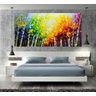 Quadro Pintura Tela Abstrato Moderno 2466: 60cm (A) x 120cm (L) - 5