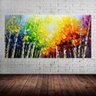 Quadro Pintura Tela Abstrato Moderno 2466: 60cm (A) x 120cm (L) - 1