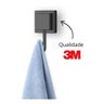 Suporte Porta Toalha de Banho Gancho com Fita Dupla Face 3m - 3