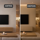 Ver imagem 6 de Kit 2 Placas Painel Ripado Slim 20x3m Decorativo