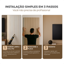 Ver imagem 5 de Kit 2 Placas Painel Ripado Slim 20x3m Decorativo