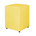 Ver imagem 1 de Puff Quadrado Decorativo Para Sala Suede Amarelo