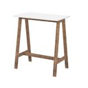 Ver imagem 1 de Mesa de Escritório Estudo Home Office Mdp Pés Sofisticado Elegante