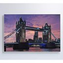 Ver imagem 3 de Quadro Ponte Da Torre 90x60 Cm Tecido Canvas