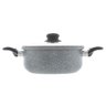 Caçarola Wolff de Indução em Alumínio e Cerâmica Cinza 24cm - 3