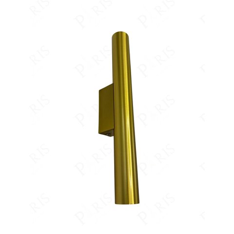 Arandela Cilindro Luxo Dourado 35cm Led 12w 3 em 1 Bivolt
