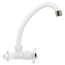 Ver imagem 1 de Torneira Banheiro Cozinha Branca Plástico Abs 1/4 Gold Sand