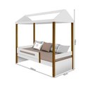 Ver imagem 3 de Cama Solteiro Sara Branca com Colchão