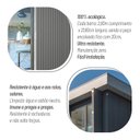 Ver mais imagens de Painel Ripado Externo de Madeira Ecológica 290cm x 21,90cm Cada Barra Equivale a 0,63m² Formaco Decor Cinza