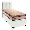Ver imagem 5 de Cama Box Bau com Colchão Solteiro Belmont Hellen + Cabeceira Branco