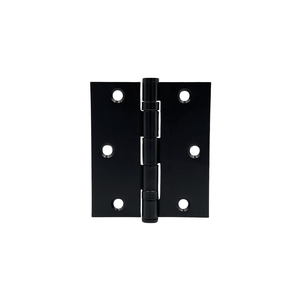 Dobradiça P/ Portas 3,5x3 em Inox 304 Preto com Rolamento