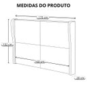 Ver imagem 6 de Cabeceira de Cama Box Diamond Casal Queen 160 cm Estofada Boucle Azul