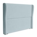 Ver imagem 4 de Cabeceira de Cama Box Diamond Casal Queen 160 cm Estofada Boucle Azul