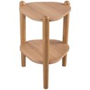 Ver imagem 3 de Mesa Lateral para Sala de Estar Pés Madeira Trium A03 Hanover Roble - Lyam Decor