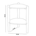 Ver imagem 5 de Mesa Lateral para Sala de Estar Pés Madeira Trium A03 Hanover Roble - Lyam Decor