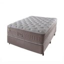 Ver imagem 1 de Conjunto Cama Box + Colchão Solteiro Richesse Molas Ensacadas 96x203x70cm Intermediário Rosa - Megas