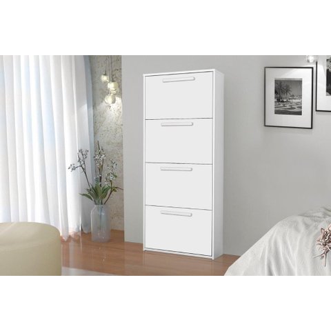 Sapateira Multiuso Ag 4 Portas Cor Branco