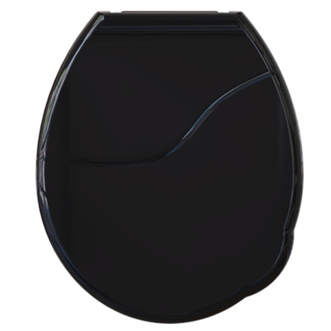 Assento Tampa para Vaso Sanitário Oval Bellart Compact Preto Durín