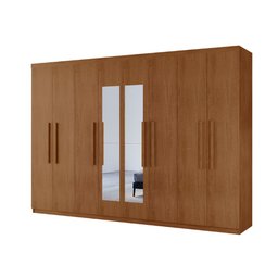 Guarda Roupa Casal Hera Premium com Espelho 8 Portas e 4 Gavetas Moderna - 2