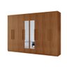 Guarda Roupa Casal Hera Premium com Espelho 8 Portas e 4 Gavetas Moderna - 2