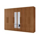 Ver imagem 2 de Guarda Roupa Casal Hera Premium com Espelho 8 Portas e 4 Gavetas Moderna