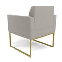 Ver mais imagens de Poltrona Sala Estar Industrial Dourado Kit 2 Marisa Bouclê Cinza D03 - D’Rossi