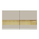 Ver imagem 7 de Armário Aéreo Madesa Glamy 120 Cm 2 Portas com Vidro - Rustic/crema