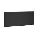 Ver imagem 1 de Painel Aquilla Cama Box Casal 140cm Suede preto