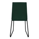 Ver imagem 4 de Cadeira de Jantar Lille Base Aramado Preta Veludo Verde - Montanaris Decor