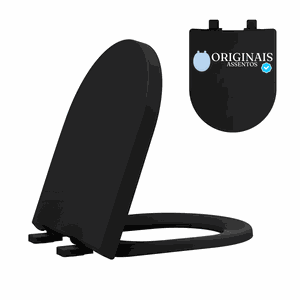 Assento Sanitário Carrara Deca Preto Fosco Soft Close