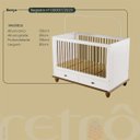 Ver imagem 5 de Quarto Infantil Retrô Off White/ Nogueira