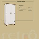 Ver imagem 6 de Quarto Infantil Retrô Off White/ Nogueira