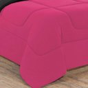 Ver imagem 3 de Kit Edredom Malha 100% Algodão Gran Moratta 3 Peças Queen - Pink -preto
