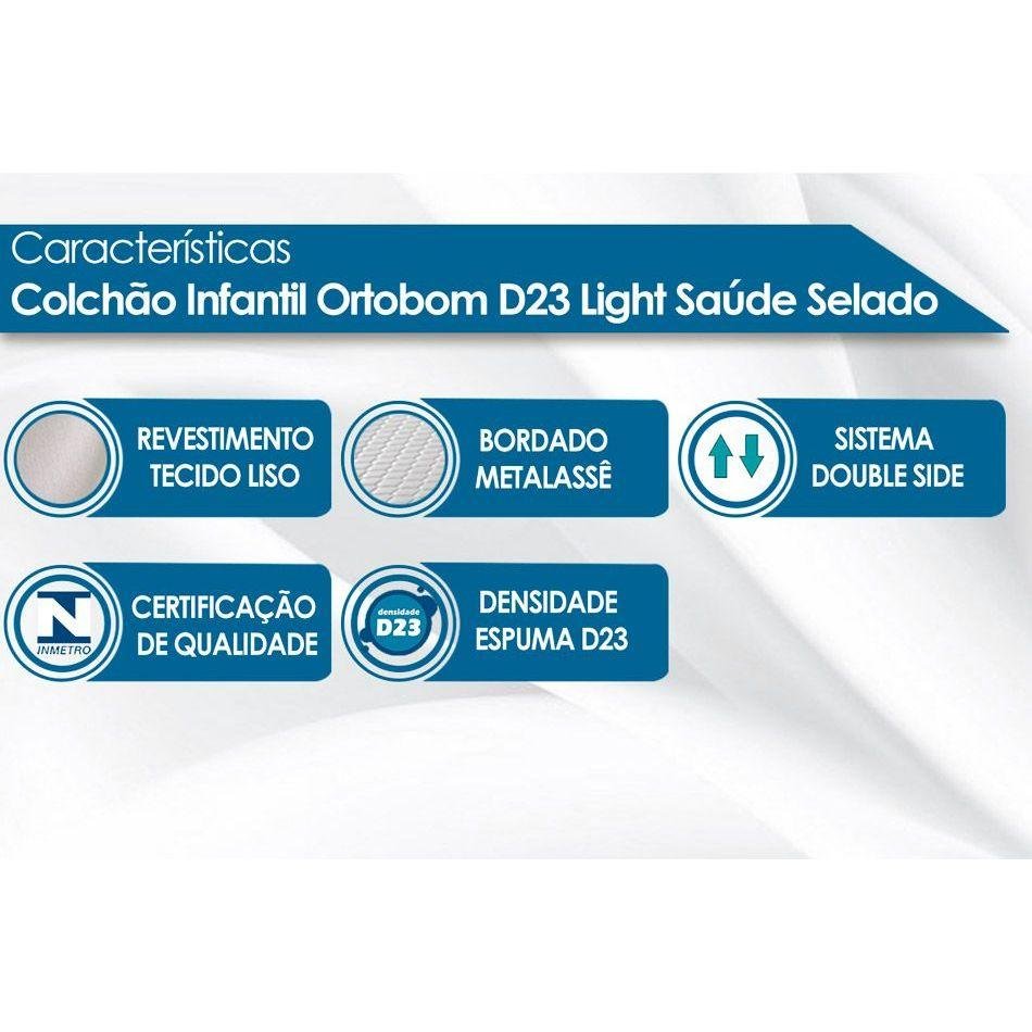 Colchão Infantil Ortobom D23 Light Saúde (70x150x12) -  - 2