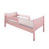 Cama Solteiro com 2 Baus Organizador e Escada Mdf Luna Plus Branco com Rosa - 5