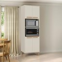 Ver imagem 2 de Armario Cozinha Paneleiro Munique com 4 Portas Off White/canelato