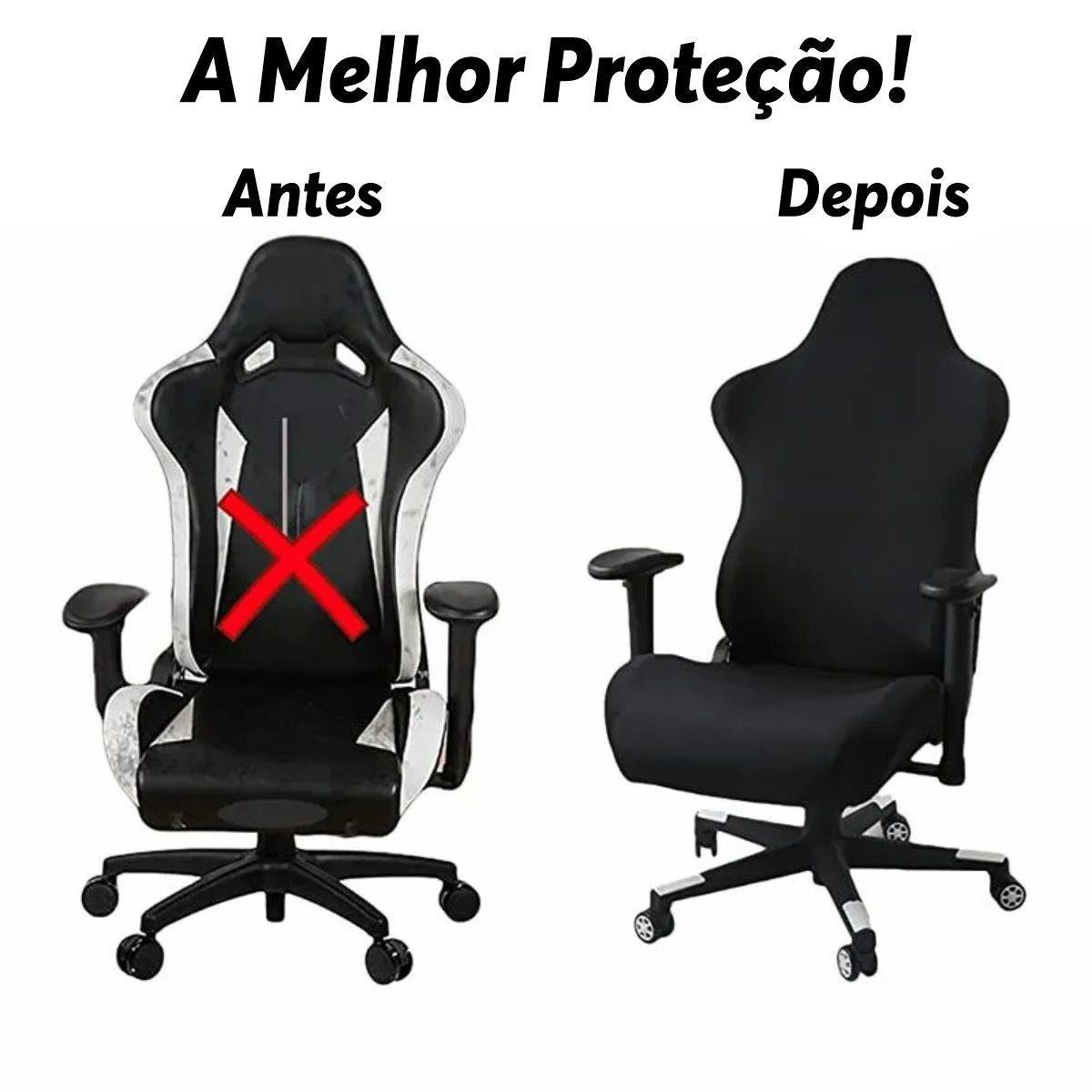 Capa Protetora para Cadeira Gamer Ajustável Resistente - 2