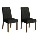 Ver imagem 1 de Kit 2 Cadeiras de Jantar 4256 com Espaldar Rustic/oxford Madesa