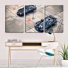 Quadro Decorativo 55x110 corridas de carros esportivos - 2