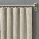 Ver imagem 2 de Cortina Gaze de Linho Flamê Basic 3,00x2,70m para Trilho Suíço Sala e Quarto:Palha