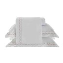 Ver imagem 1 de Jogo Cama 4 Peças Queen Bordado Algarve Branco/rose Kacyumara