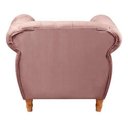 Ver imagem 3 de Sofá Nobreza Poltrona Chesterfield Vintage Retrô Clássico Veludo Rosê
