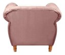Ver imagem 3 de Sofá Nobreza Poltrona Chesterfield Vintage Retrô Clássico Veludo Rosê